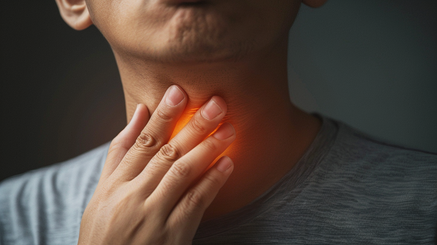 Симптомы изжоги - жжение в груди и горле после еды
