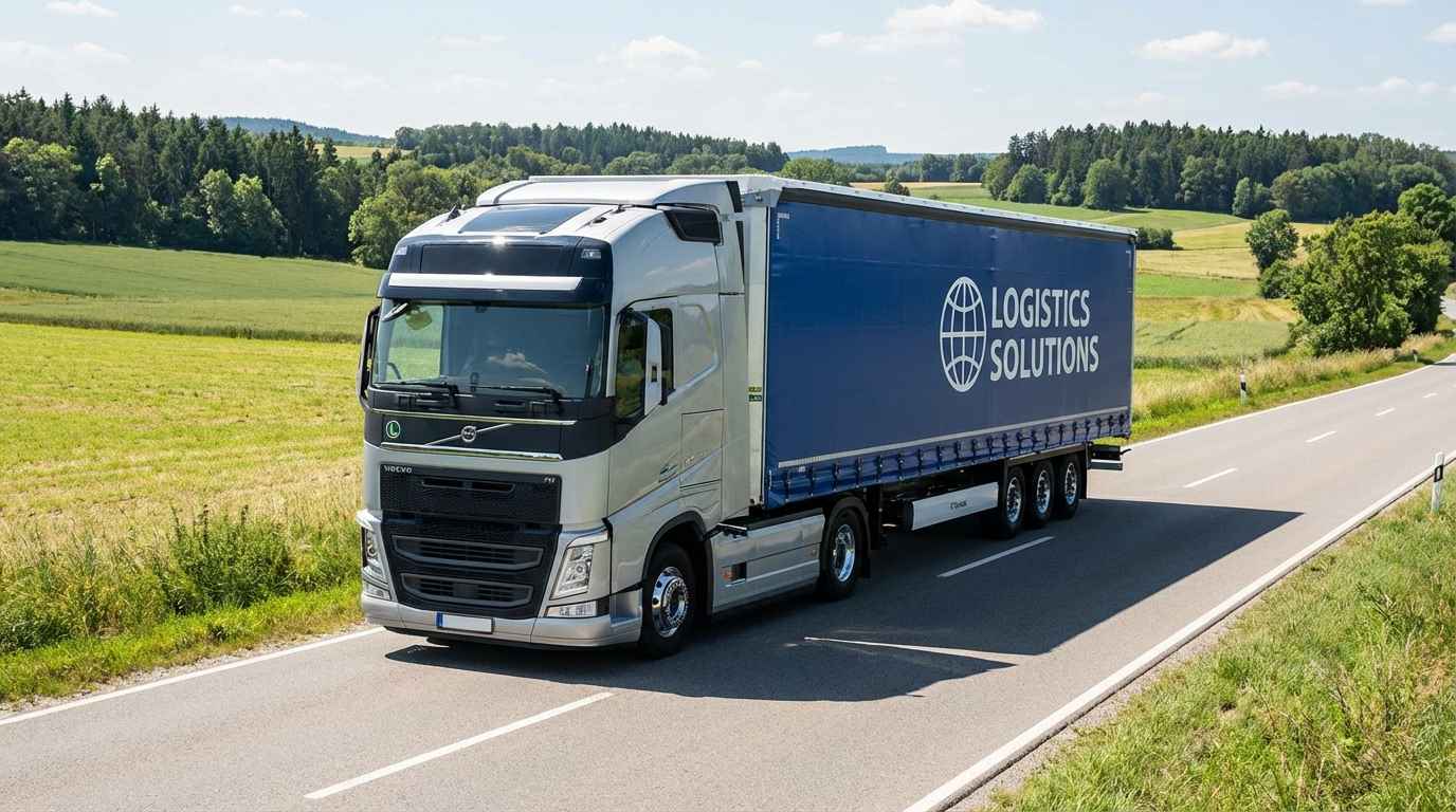 фура на дороге